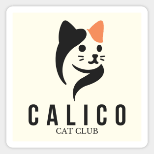 Calico Cat Club Magnet